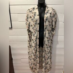Bel Kazan Dandelion Print Kimono – Size One size